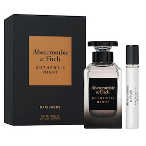 Abercrombie Fitch: Authentic Night by Abercrombie & Fitch 100ml EDT 2pc Set