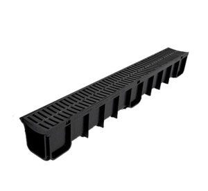 Allproof Channel 125mm Black (3 Metre)