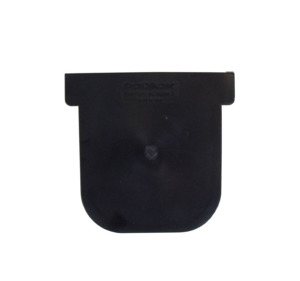 Allproof Channel 125mm Black End Cap