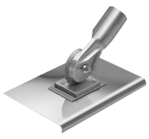 Tools & Equipment: Kraft 8″ X 8″ 3/8″ R Stainless Steel Walking Edger With Threaded Handle Socket