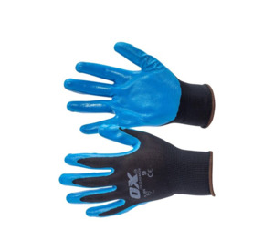 Tools & Equipment: Ox Nitrile Gloves Size 9 (5pk)