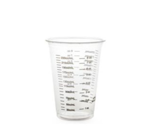 Tools & Equipment: Plastic Measuring Cup 600ml 10 Pack