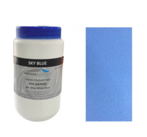 Decorative Coatings: SKY BLUE LIQUID COLOUR PACK 600g