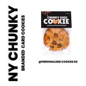 Corporate Bulk Deals: NY Chunky Cookie WITH CUSTOM CARD TOPPER - 50