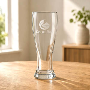 Personalised Unique Christmas Gifts: Corporate Beer Glass with Logo