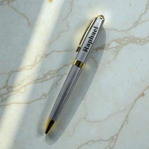 Personalised Unique Christmas Gifts: Personalised Engraved Pen with Name