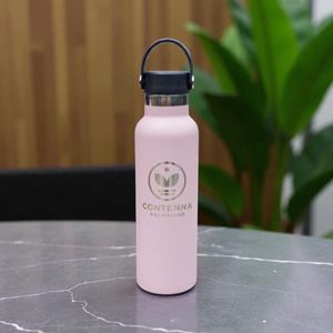 Promotional Drink Bottle with Carry Handle and Logo