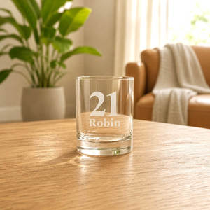 Personalised Gifts For All Occasions: Personalised 21st Birthday Shot Glass