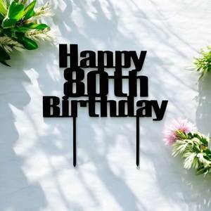 Custom Age Birthday Cake Topper