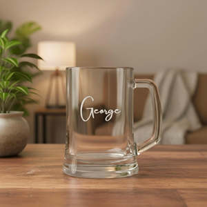 Personalised Engraved Beer Mug