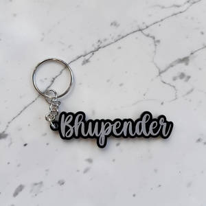 Personalised Engraved Keyrings: Personalised Acrylic Keyrings
