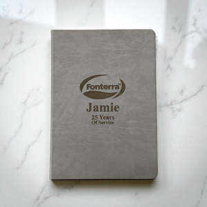 Personalised A4 Hardcover Journal with Company Logo