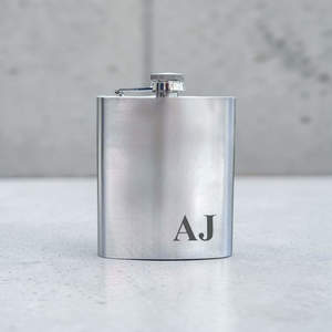 Personalised Stainless Steel Hip Flask