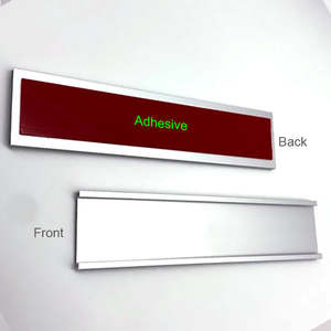 Signage: Chrome Holder for Name Plate