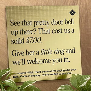 Doorbell Sign
