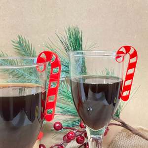 Christmas: Candy Cane Christmas Drink Tag