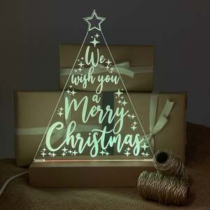 Christmas: Christmas Wish LED Lamp
