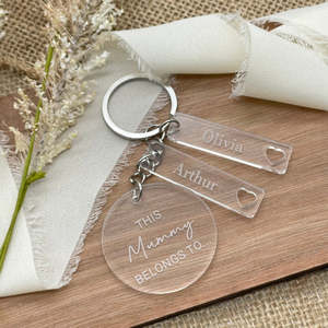 This Mum Belongs To... Keyring