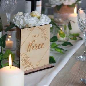 Wedding: Wedding Table Numbers