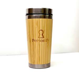 New: Insulated Corporate Bamboo Coffee Cup (450 ml)