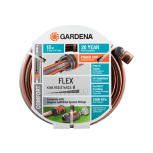 Products: Gardena 13mm Comfort FLEX Hose 15m