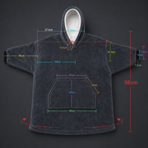 Products: Warmakin Hooded Blanket Grey