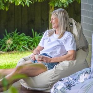 Products: Beanz Big Bean Linen Look Grey