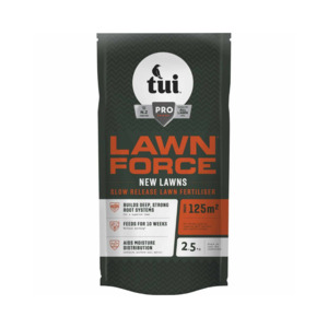 Products: Tui LawnForce New Lawns Fertiliser 2.5kg