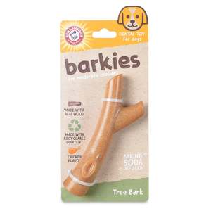Dog Toys: Arm & Hammer Barkies Tree Bark Dog Toy - Chicken Flavour