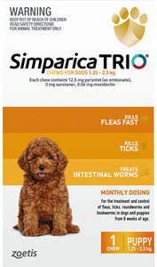 Health Flea Worm: Simparica Trio