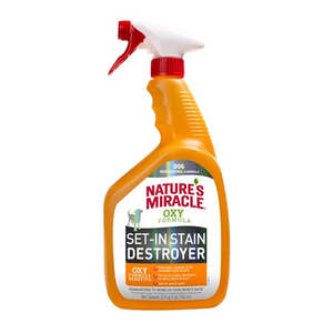 Dog Toileting Accessories: Natures Miracle Oxy Set-in Stain Destroyer 709ml