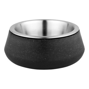 Bowls Feeding: 3Bears Bamboo Stone Bowl - Charcoal