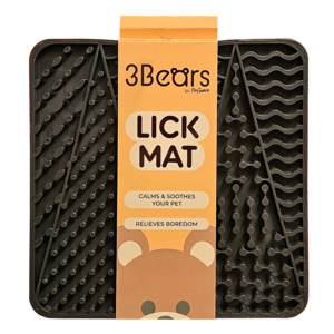 Bowls Feeding: 3Bears LickMat Pattern