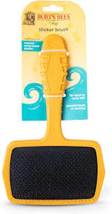 Dog Grooming: Burt's Bees Ocean Bound Plastic Large Slicker Brush