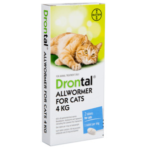 Cat Flea Worm: Drontal All Wormer Cat