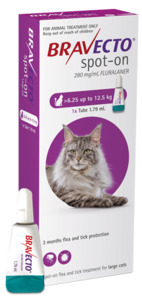 Cat Flea Worm: Bravecto Cat L 6.25-12.5KG