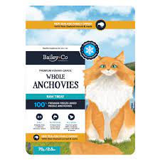 Bailey+Co Freeze Dried Premium Anchovy Cat Treat 70g