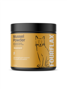 Cat Health Wellbeing: Fourflax Feline Mussel Powder