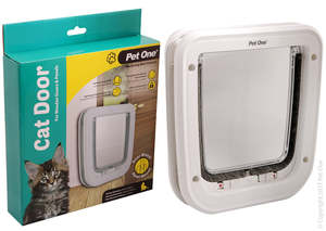 Pet One Cat Door Wood