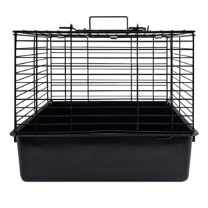 Tigga Wire Cat Carrier 43x32x36cm Black