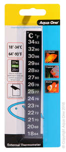Fish Heating: Aqua One External Thermometer