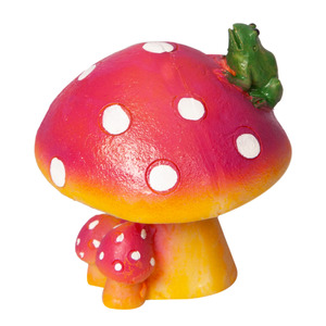 Ornament Mushroom With Toad