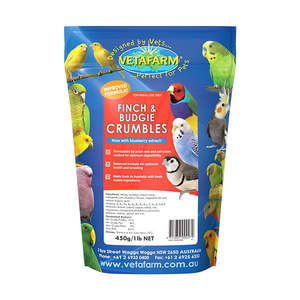 Bird Food: VetaFarm Finch Budgie Crumble