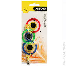 Avi One Bird Toy - Triple Ring With Mirror With Bell