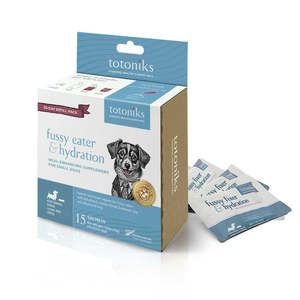 Dog Health Wellbeing Supplements: Totoniks Fussy Eater & Hydration Refill Pack Small Dog