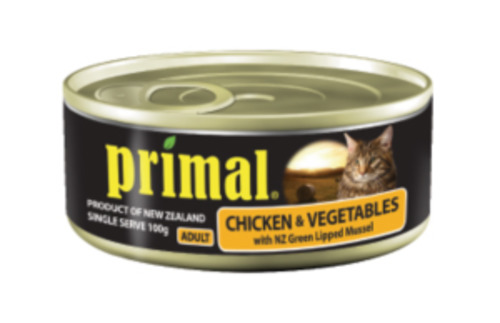 Cat Food Wet Food: Primal Cat Chicken and Vege