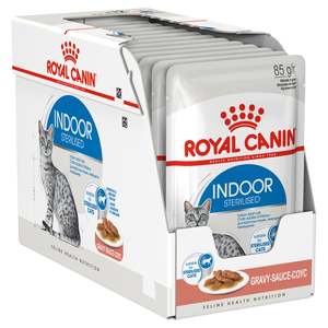 Cat Food Wet Food: Royal Canin Indoor 7+ Gravy Box 12 x 85g