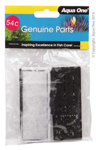 Fish Filtration Cartridges: Aqua One H100 Carbon Catridge