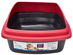 Cat Litter Litter Trays: Cat Love Rimmed Pan