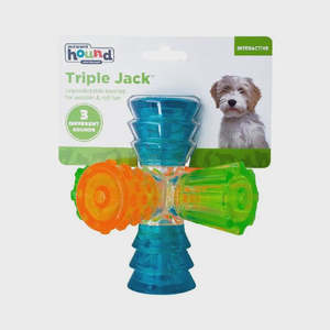 Dogs: Triple Jack Interactive Multi-Squeak Dog Toy